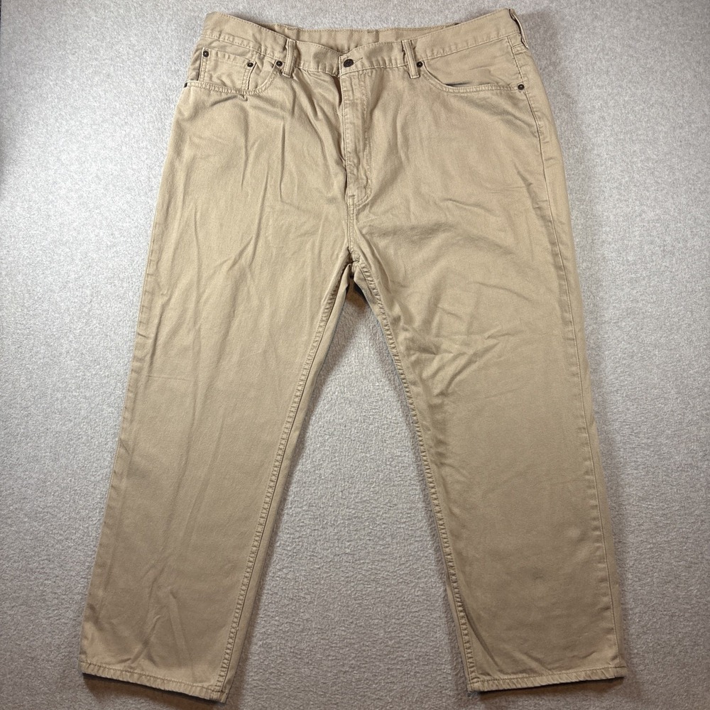 Levi's 559 Men's 44x30 Beige Jeans CW-0716 Preppy Casual White Tab